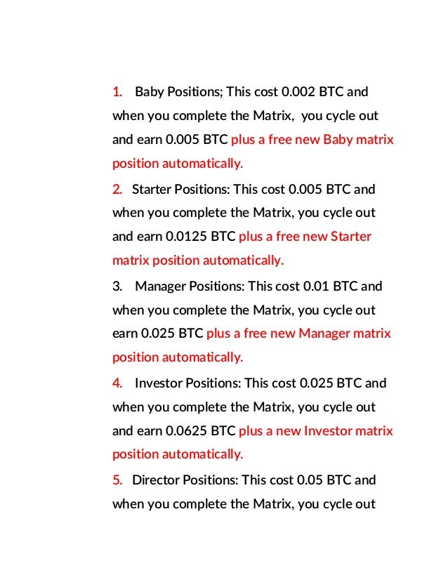 How To Earn 1 Btc In 3days Or Less With Global2x2 - 